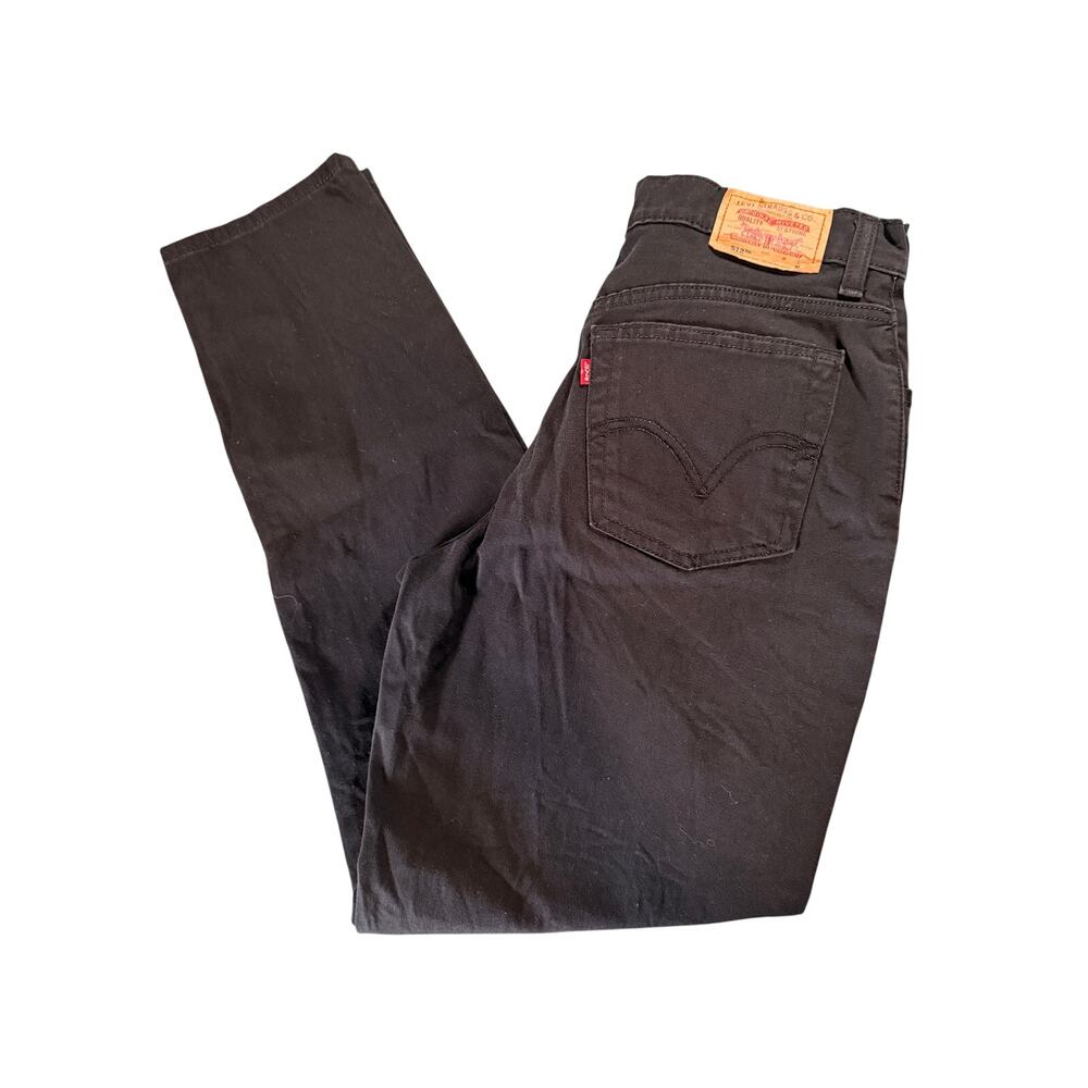 Levi’s 512 Classic Slim Stretch Jeans Women’s Size 8 Medium Black Straight Leg